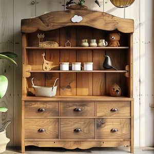 PETIT BATEAU Toddler & Kids Wooden Cabinets HE003