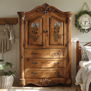 PETIT BATEAU Toddler & Kids Wooden Armoires HC005