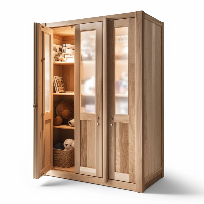 PETIT BATEAU Toddler & Kids Wooden Cabinets HE004